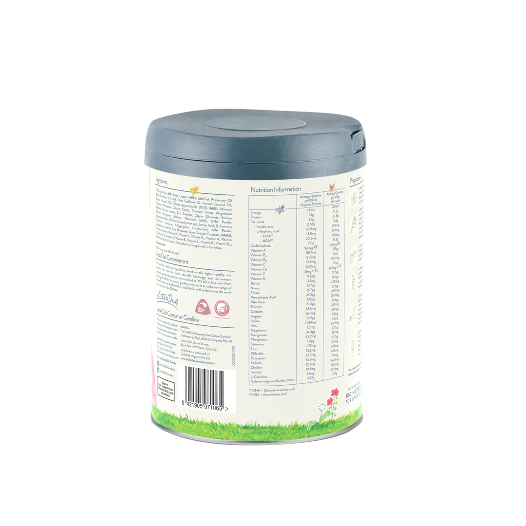 Natural Goat Milk Infant Formula 800g (0-6 months) - LittleOak Company